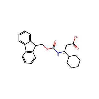 (S)-3-((((9H-Fluoren-9-yl)methoxy)carbonyl)amino)-3-cyclohexylpropanoic acid