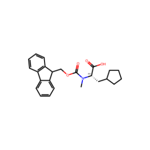 (S)-2-((((9H-Fluoren-9-yl)methoxy)carbonyl)(methyl)amino)-3-cyclopentylpropanoic acid