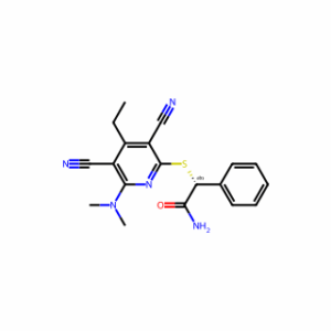 (R)-2-((3,5-Dicyano-6-(dimethylamino)-4-ethylpyridin-2-yl)thio)-2-phenylacetamide