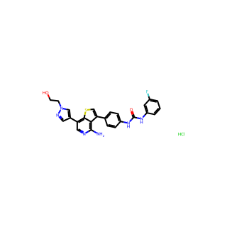 Ilorasertib (hydrochloride)
