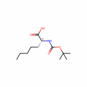 (R)-2-((tert-Butoxycarbonyl)amino)heptanoic acid