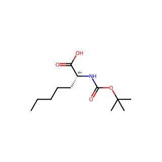 (R)-2-((tert-Butoxycarbonyl)amino)heptanoic acid