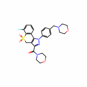 (6-Fluoro-1-(4-(morpholinomethyl)phenyl)-5,5-dioxido-1,4-dihydrothiochromeno[4,3-c]pyrazol-3-yl)(morpholino)methanone