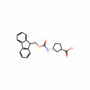 (1R,3R)-3-((((9H-Fluoren-9-yl)methoxy)carbonyl)amino)cyclopentane-1-carboxylic acid