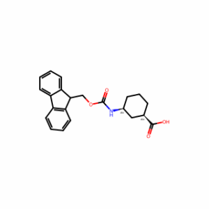 (1R,3S)-3-((((9H-Fluoren-9-yl)methoxy)carbonyl)amino)cyclohexanecarboxylic acid