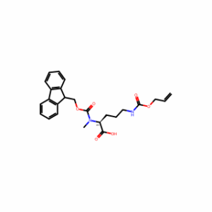 (2S)-2-({[(9H-fluoren-9-yl)methoxy]carbonyl}(methyl)amino)-5-{[(prop-2-en-1-yloxy)carbonyl]amino}pentanoic acid