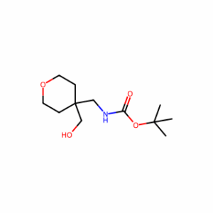 tert-butyl N-{[4-(hydroxymethyl)oxan-4-yl]methyl}carbamate