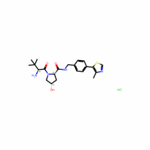 (4S)-3-METHYL-L-VALYL-4-HYDROXY-N-[[4-(4-METHYL-5-THIAZOLYL)PHENYL]METHYL]-D-PROLINAMIDE HCL