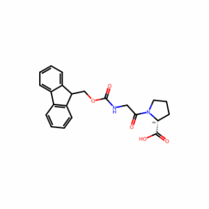 (2R)-1-[2-({[(9H-fluoren-9-yl)methoxy]carbonyl}amino)acetyl]pyrrolidine-2-carboxylic acid