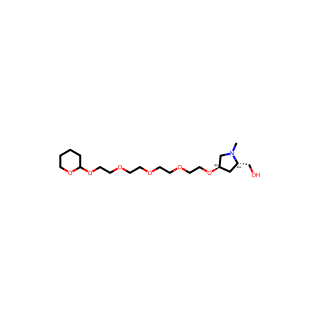 ((2S,4R)-1-Methyl-4-(2-(2-(2-(2-((tetrahydro-2H-pyran-2-yl)oxy)ethoxy)ethoxy)ethoxy)ethoxy)pyrrolidin-2-yl)methanol