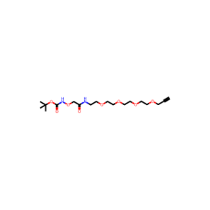 tert-Butyl ((2-oxo-6,9,12,15-tetraoxa-3-azaoctadec-17-yn-1-yl)oxy)carbamate