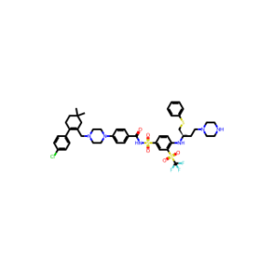 (R)-4-(4-((4′-Chloro-4,4-dimethyl-3,4,5,6-tetrahydro-[1,1′-biphenyl]-2-yl)methyl)piperazin-1-yl)-N-((4-((1-(phenylthio)-4-(piperazin-1-yl)butan-2-yl)amino)-3-((trifluoromethyl)sulfonyl)phenyl)sulfonyl)benzamide