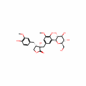 (3S,4S)-3-[(3-β-D-Glucopyranosyl-4-hydroxy-5-methoxyphenyl)methyl]dihydro-3-hydroxy-4-[(4-hydroxy-3-methoxyphenyl)methyl]-2(3H)-furanone