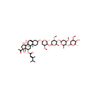 Otophylloside B 4‴-O-alpha-L-cymaropyranoside