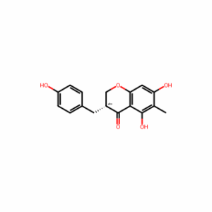 (3R)-5,7-Dihydroxy-6-methyl-3-(4′-hydroxybenzyl)chroman-4-one