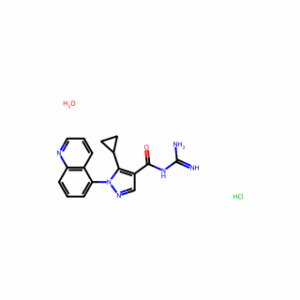 Zoniporide (hydrochloride hydrate)