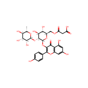 Kaempferol 3-O-(2′′-O-α-rhamnosyl-6′′-O-malonyl-β-glucoside)