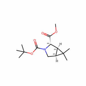(1S,2S,5R)-3-tert-butyl 2-methyl 6,6-dimethyl-3-azabicyclo[3.1.0]hexane-2,3-dicarboxylate
