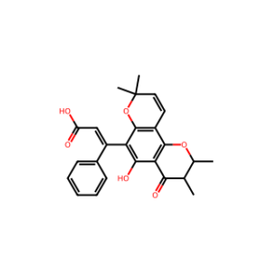 Isocalophyllic acid