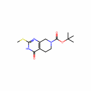 tert-Butyl 2-(methylthio)-4-oxo-4,5,6,8-tetrahydropyrido[3,4-d]pyrimidine-7(3H)-carboxylate