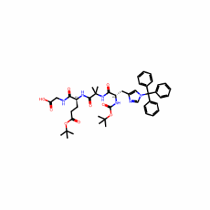 ((S)-5-(Tert-Butoxy)-2-(2-((S)-2-((Tert-Butoxycarbonyl)Amino)-3-(1-Trityl-1H-Imidazol-4-Yl)Propanamido)-2-Methylpropanamido)-5-Oxopentanoyl)Glycine