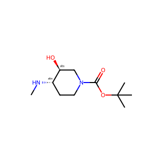 tert-butyl (3S,4S)-3-hydroxy-4-(methylamino)piperidine-1-carboxylate