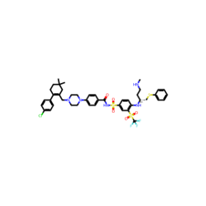 (R)-4-(4-((4′-Chloro-4,4-dimethyl-3,4,5,6-tetrahydro-[1,1′-biphenyl]-2-yl)methyl)piperazin-1-yl)-N-((4-((4-(methylamino)-1-(phenylthio)butan-2-yl)amino)-3-((trifluoromethyl)sulfonyl)phenyl)sulfonyl)benzamide