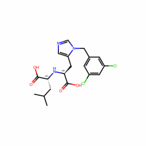(2R)-2-{[(1S)-1-carboxy-2-{1-[(3,5-dichlorophenyl)methyl]-1H-imidazol-5-yl}ethyl]amino}-4-methylpentanoic acid