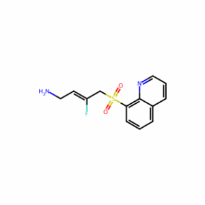 (2Z)-3-Fluoro-4-(8-quinolinylsulfonyl)-2-buten-1-amine