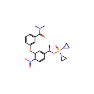 (1R)-1-[3-[3-[(Dimethylamino)carbonyl]phenoxy]-4-nitrophenyl]ethyl P,P-bis(1-aziridinyl)phosphinate