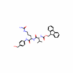 (9H-Fluoren-9-yl)methyl ((R)-1-(((R)-1-((4-(hydroxymethyl)phenyl)amino)-1-oxo-5-ureidopentan-2-yl)amino)-3-methyl-1-oxobutan-2-yl)carbamate