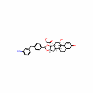 (11β,16α)-16,17-[[(R)-[4-[(3-Aminophenyl)methyl]phenyl]methylene]bis(oxy)]-11,21-dihydroxypregna-1,4-diene-3,20-dione