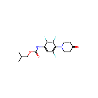 Isobutyl (2,3,5-trifluoro-4-(4-oxo-3,4-dihydropyridin-1(2H)-yl)phenyl)carbamate