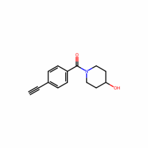 (4-Ethynylphenyl)(4-hydroxy-1-piperidinyl)methanone