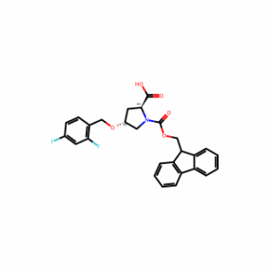 (4R)-1-Fmoc-4-(2,4-difluorobenzyloxy)-L-proline