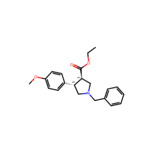 ethyl trans-1-benzyl-4-(4-methoxyphenyl)pyrrolidine-3-carboxylate