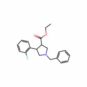 Trans ethyl -1-benzyl-4-(2-fluorophenyl)pyrrolidine-3-carboxylate