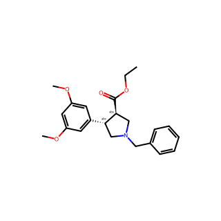 Trans-ethyl-1-benzyl-4-(3,5-dimethoxyphenyl)pyrrolidine-3-carboxylate