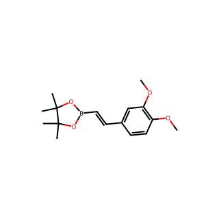 (E)-2-(3,4-dimethoxystyryl)-4,4,5,5-tetramethyl-1,3,2-dioxaborolane
