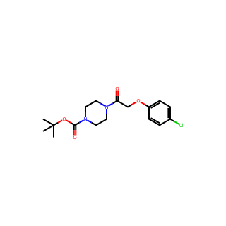 tert-butyl 4-(2-(4-chlorophenoxy)acetyl)piperazine-1-carboxylate