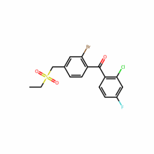 (2-Bromo-4-((ethylsulfonyl)methyl)phenyl)(2-chloro-4-fluorophenyl)methanone