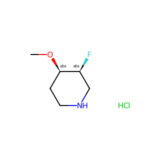 (3S,4R)-3-fluoro-4-methoxypiperidine hydrochloride