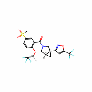 (5-(Methylsulfonyl)-2-(((R)-1,1,1-trifluoropropan-2-yl)oxy)phenyl)((1R,5R)-1-(5-(trifluoromethyl)isoxazol-3-yl)-3-azabicyclo[3.1.0]hexan-3-yl)methanone
