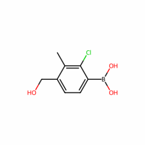 (2-Chloro-4-(hydroxymethyl)-3-methylphenyl)boronic acid