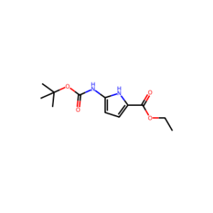 Ethyl 5-((tert-butoxycarbonyl)amino)-1H-pyrrole-2-carboxylate