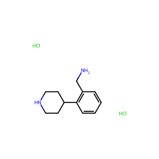 (2-(Piperidin-4-yl)phenyl)methanamine dihydrochloride