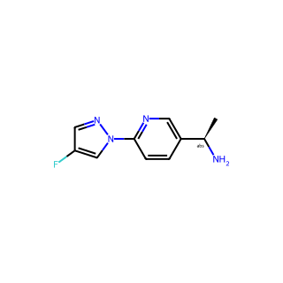 (R)-1-(6-(4-Fluoro-1H-pyrazol-1-yl)pyridin-3-yl)ethan-1-amine