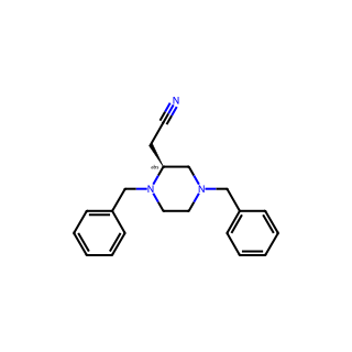 (S)-2-(1,4-Dibenzylpiperazin-2-yl)acetonitrile