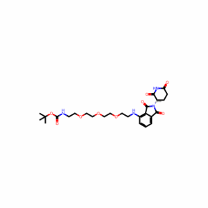 Tert-Butyl (2-(2-(2-(2-((2-(2,6-Dioxopiperidin-3-Yl)-1,3-Dioxoisoindolin-4-Yl)Amino)Ethoxy)Ethoxy)Ethoxy)Ethyl)Carbamate