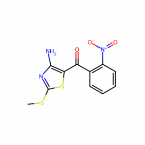 (4-Amino-2-(methylthio)thiazol-5-yl)(2-nitrophenyl)methanone